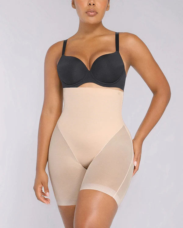 Ownyourshape MeshSmooth™ High-Waisted Mid-Thigh Short